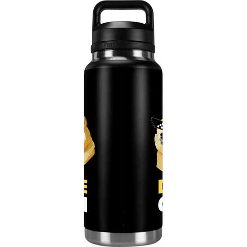 Doge Coin Crypto YETI Rambler 36oz Bottle Skin