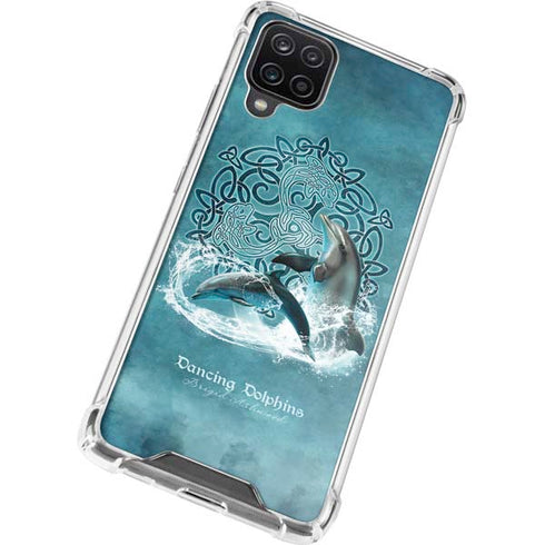 Brigid Ashwood Dolphin Celtic Knot Galaxy A12 Clear Case