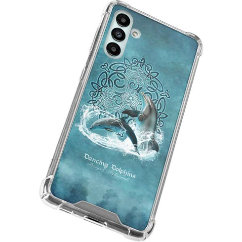 Brigid Ashwood Dolphin Celtic Knot Galaxy A13 5G Clear Case