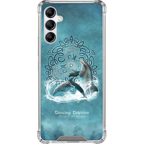 Brigid Ashwood Dolphin Celtic Knot Galaxy A14 5G Clear Case