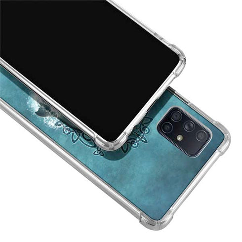 Brigid Ashwood Dolphin Celtic Knot Galaxy A51 5G Clear Case