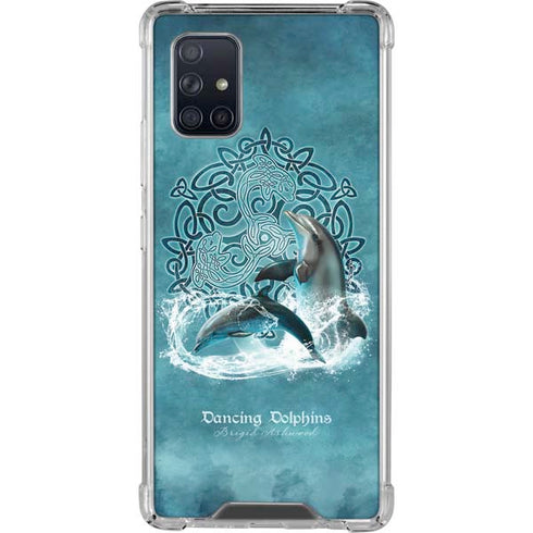 Brigid Ashwood Dolphin Celtic Knot Galaxy A71 5G Clear Case
