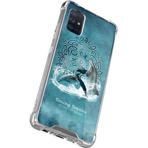 Brigid Ashwood Dolphin Celtic Knot Galaxy A71 5G Clear Case