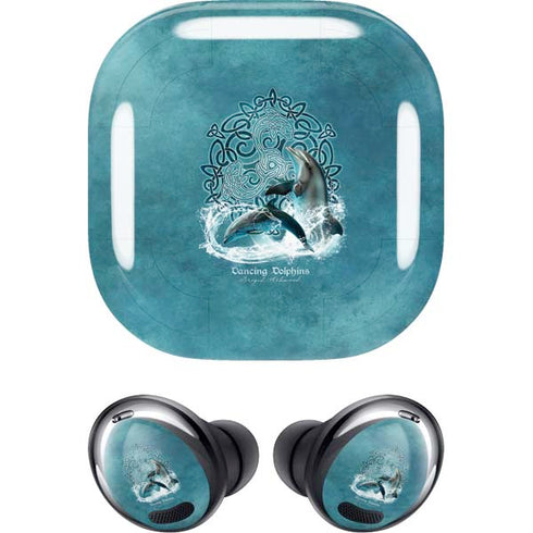 Brigid Ashwood Dolphin Celtic Knot Galaxy Buds Pro Skin