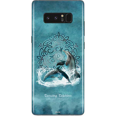 Brigid Ashwood Dolphin Celtic Knot Galaxy Note 8 Skin
