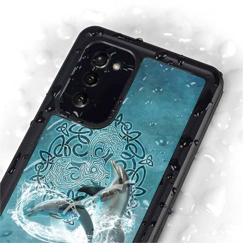 Brigid Ashwood Dolphin Celtic Knot Galaxy Note20 5G Waterproof Case
