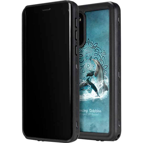 Brigid Ashwood Dolphin Celtic Knot Galaxy S20 Plus Waterproof Case