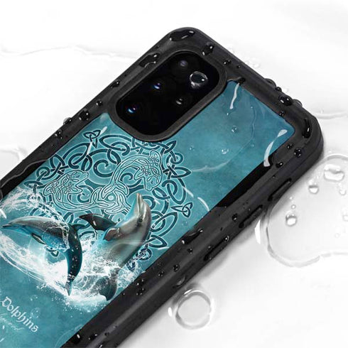 Brigid Ashwood Dolphin Celtic Knot Galaxy S20 Plus Waterproof Case