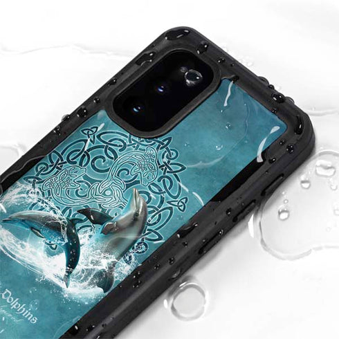 Brigid Ashwood Dolphin Celtic Knot Galaxy S20 Waterproof Case