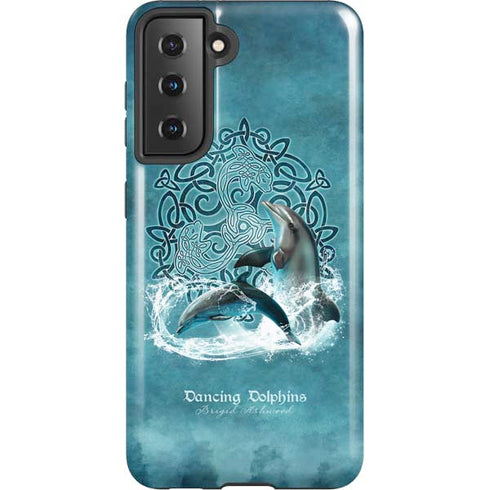 Brigid Ashwood Dolphin Celtic Knot Galaxy S21 5G Pro Case