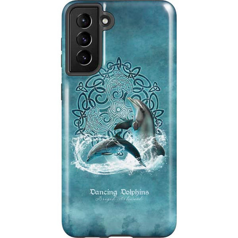 Brigid Ashwood Dolphin Celtic Knot Galaxy S21 FE Pro Case