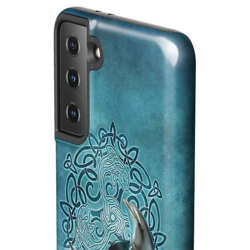 Brigid Ashwood Dolphin Celtic Knot Galaxy S21 FE Pro Case