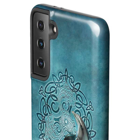 Brigid Ashwood Dolphin Celtic Knot Galaxy S21 Plus 5G Pro Case