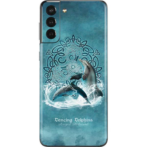 Brigid Ashwood Dolphin Celtic Knot Galaxy S21 Plus 5G Skin