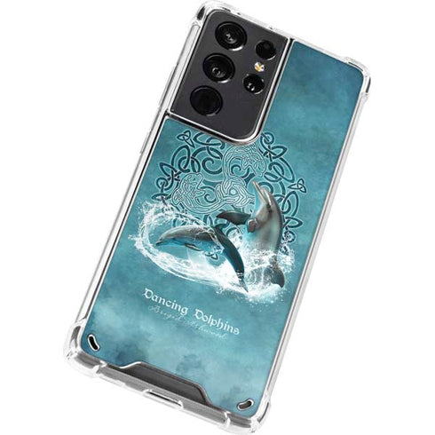 Brigid Ashwood Dolphin Celtic Knot Galaxy S21 Ultra 5G Clear Case
