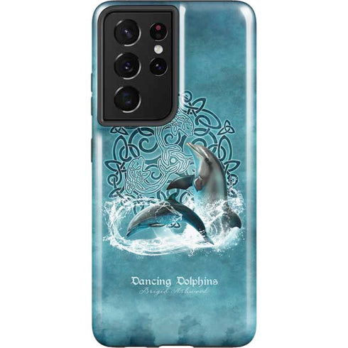 Brigid Ashwood Dolphin Celtic Knot Galaxy S21 Ultra 5G Pro Case
