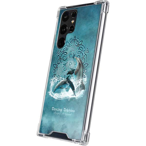 Brigid Ashwood Dolphin Celtic Knot Galaxy S22 Ultra Clear Case