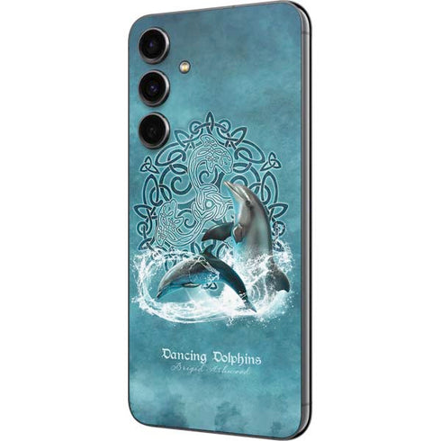 Dolphin Celtic Knot by Brigid Ashwood Galaxy S23 FE Skin