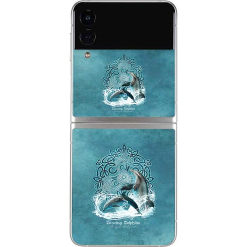 Brigid Ashwood Dolphin Celtic Knot Galaxy Z Flip4 5G Skin