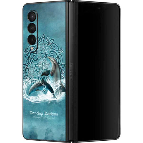 Brigid Ashwood Dolphin Celtic Knot Galaxy Z Fold3 5G Skin