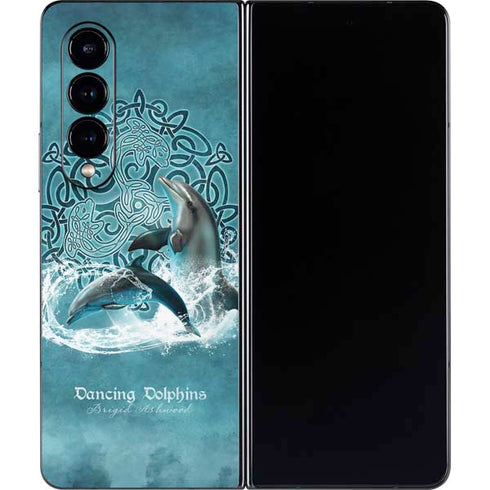 Brigid Ashwood Dolphin Celtic Knot Galaxy Z Fold4 5G Skin