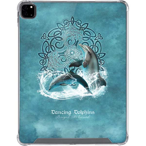 Brigid Ashwood Dolphin Celtic Knot iPad Pro 12.9in (2020) Clear Case