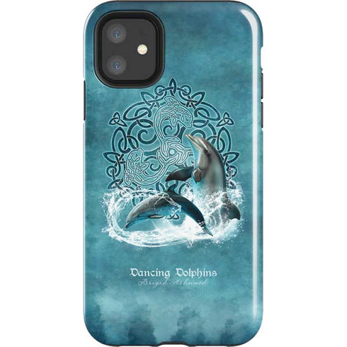 Brigid Ashwood Dolphin Celtic Knot iPhone 11 Impact Case