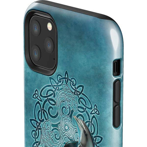 Brigid Ashwood Dolphin Celtic Knot iPhone 11 Pro Max Impact Case