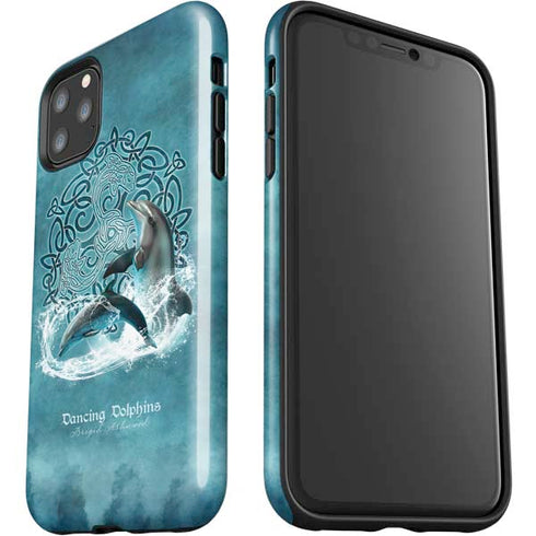Brigid Ashwood Dolphin Celtic Knot iPhone 11 Pro Max Impact Case
