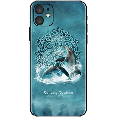 Brigid Ashwood Dolphin Celtic Knot iPhone 11 Skin