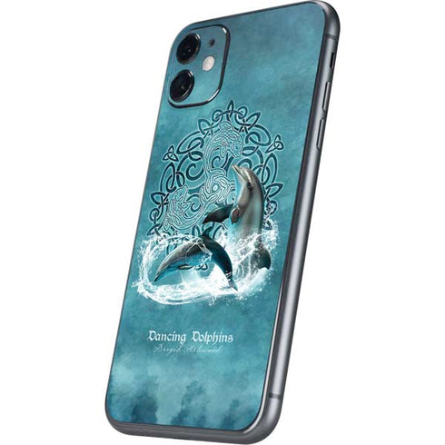 Brigid Ashwood Dolphin Celtic Knot iPhone 11 Skin
