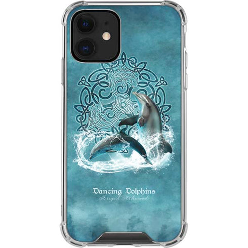 Brigid Ashwood Dolphin Celtic Knot iPhone 12 Clear Case