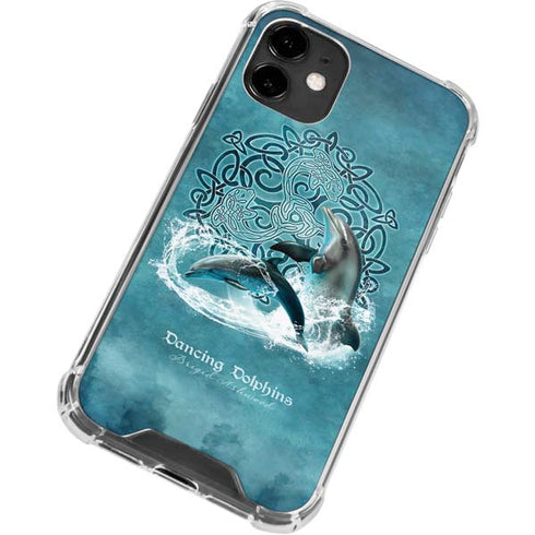 Brigid Ashwood Dolphin Celtic Knot iPhone 12 Clear Case