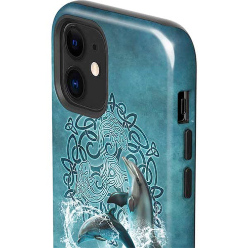 Brigid Ashwood Dolphin Celtic Knot iPhone 12 Impact Case