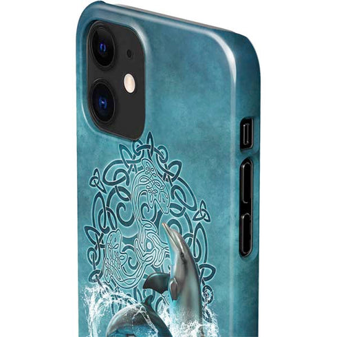 Brigid Ashwood Dolphin Celtic Knot iPhone 12 Mini Lite Case