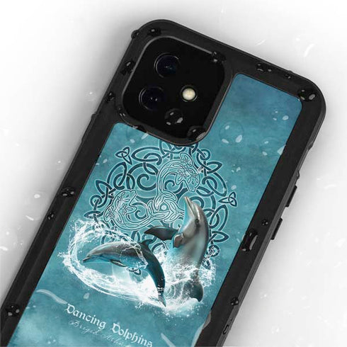 Brigid Ashwood Dolphin Celtic Knot iPhone 12 Mini Waterproof Case