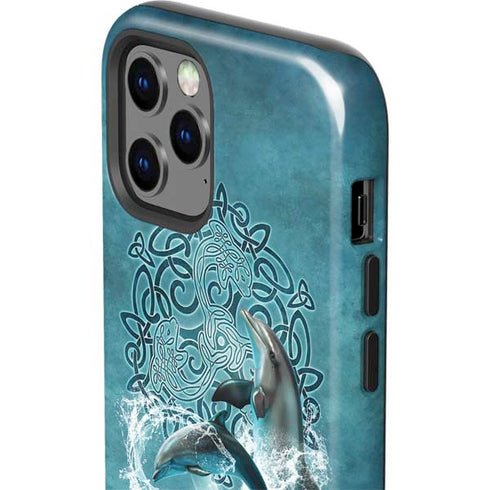 Brigid Ashwood Dolphin Celtic Knot iPhone 12 Pro Max Impact Case
