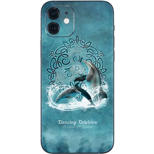 Brigid Ashwood Dolphin Celtic Knot iPhone 12 Skin