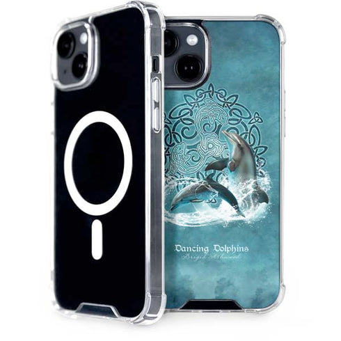 Brigid Ashwood Dolphin Celtic Knot iPhone 13 MagSafe Case