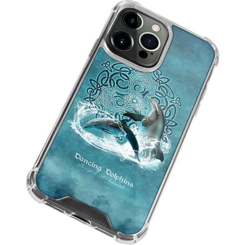 Brigid Ashwood Dolphin Celtic Knot iPhone 13 Pro Max Clear Case