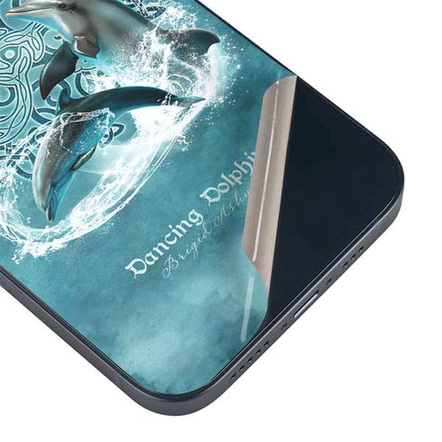 Dolphin Celtic Knot by Brigid Ashwood iPhone 15 Plus Skin