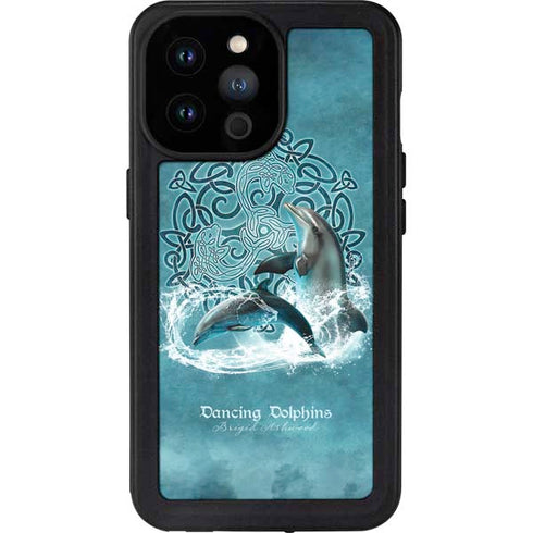 Brigid Ashwood Dolphin Celtic Knot iPhone 14 Pro Max Waterproof Case