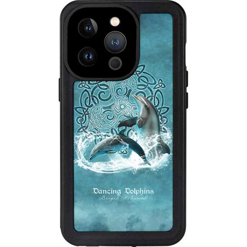 Brigid Ashwood Dolphin Celtic Knot iPhone 14 Pro Waterproof Case