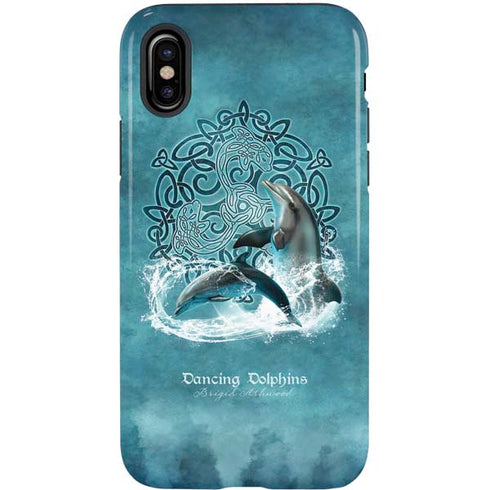 Brigid Ashwood Dolphin Celtic Knot iPhone X Pro Case