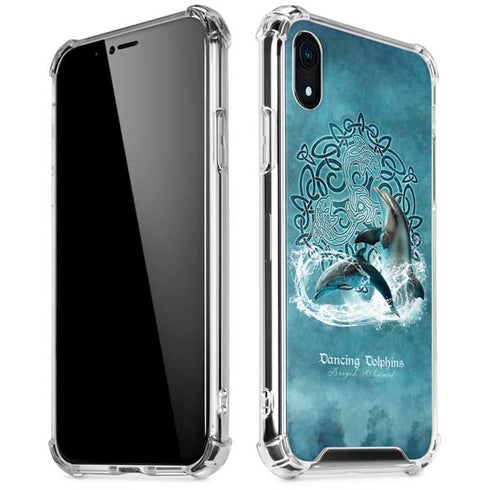 Dolphin Celtic Knot by Brigid Ashwood iPhone XR Clear Case