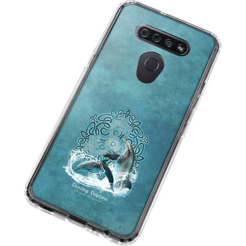 Dolphin Celtic Knot by Brigid Ashwood LG K51/Q51 Clear Case