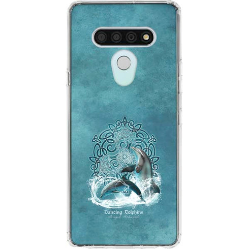 Dolphin Celtic Knot by Brigid Ashwood LG Stylo 6 Clear Case