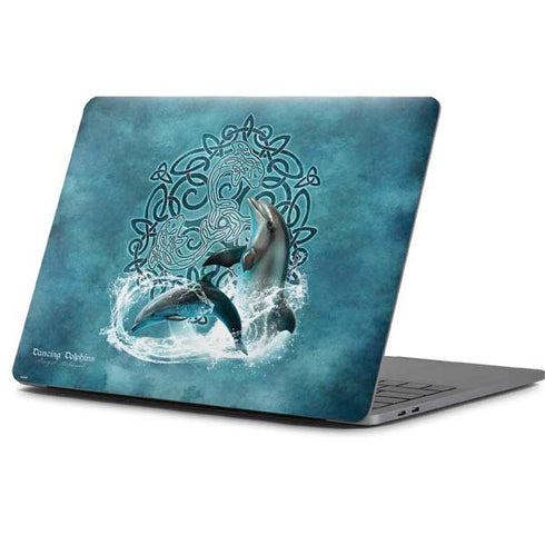 Brigid Ashwood Dolphin Celtic Knot Apple MacBook Pro 13-inch Skin