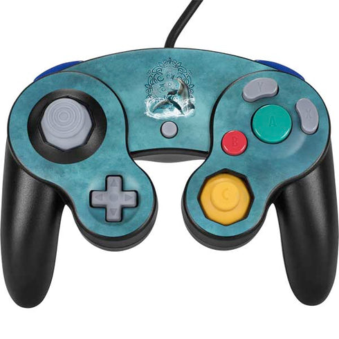 Brigid Ashwood Dolphin Celtic Knot Nintendo GameCube Controller Skin