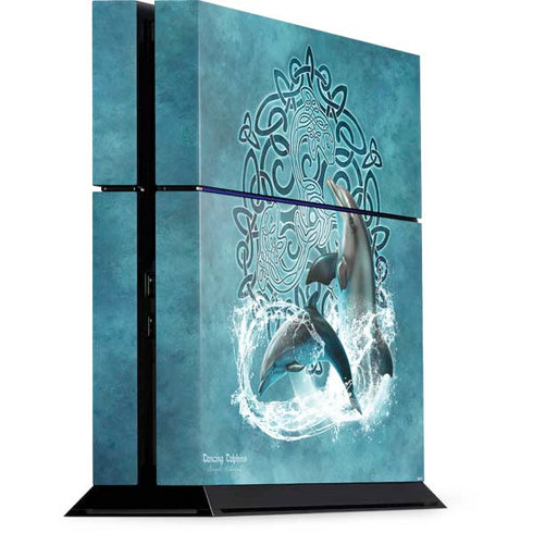 Brigid Ashwood Dolphin Celtic Knot PS4 Console Skin
